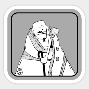 character II - monk Sticker